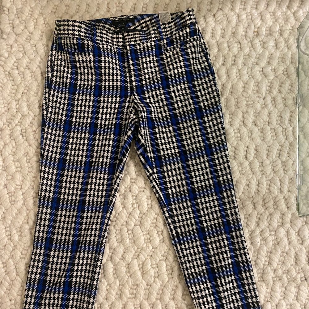 Plaid banana republic Sloan pants